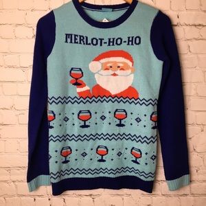 Merlot- Ho-Ho Christmas Sweater